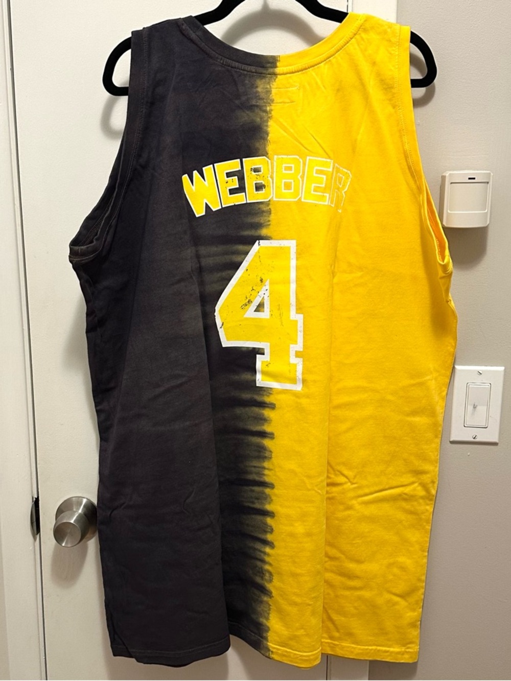 Chris Webber Michigan Wolverines Tie Dye Jersey Mens 3XLB Mitchell & Ness NEW - Picture 3 of 5